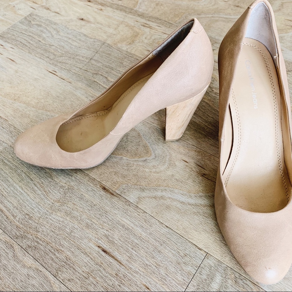 Calvin Klein Jeans || Nude Heels